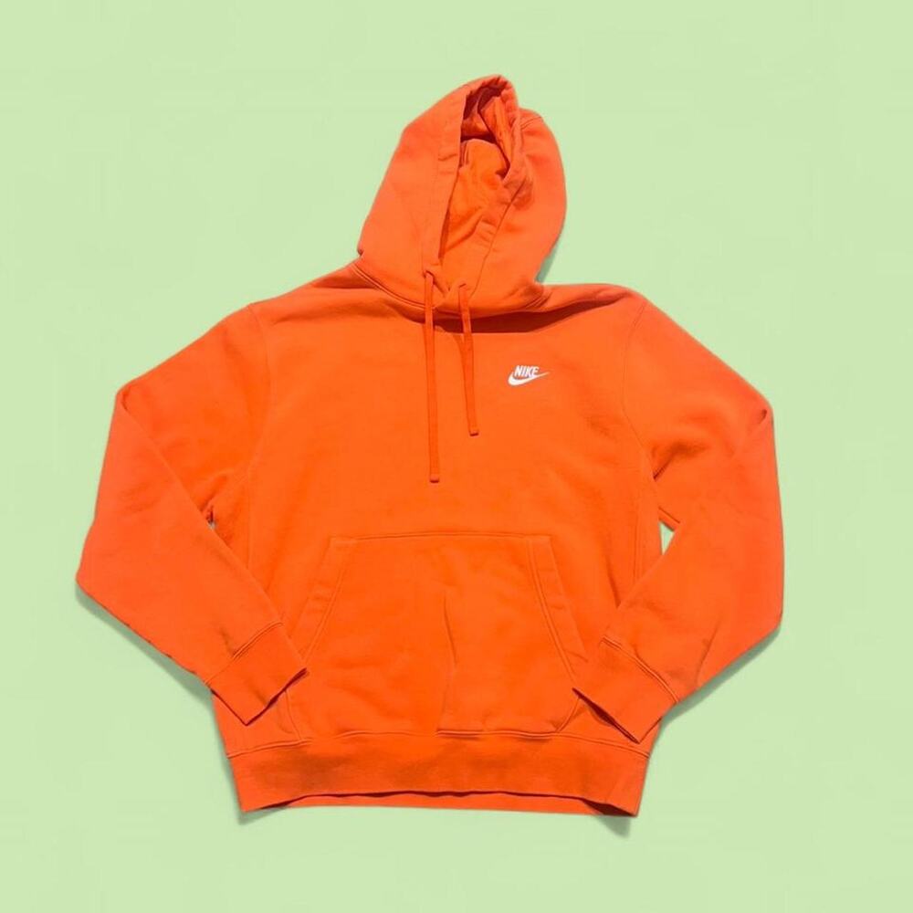 Nike orange hoodie size m